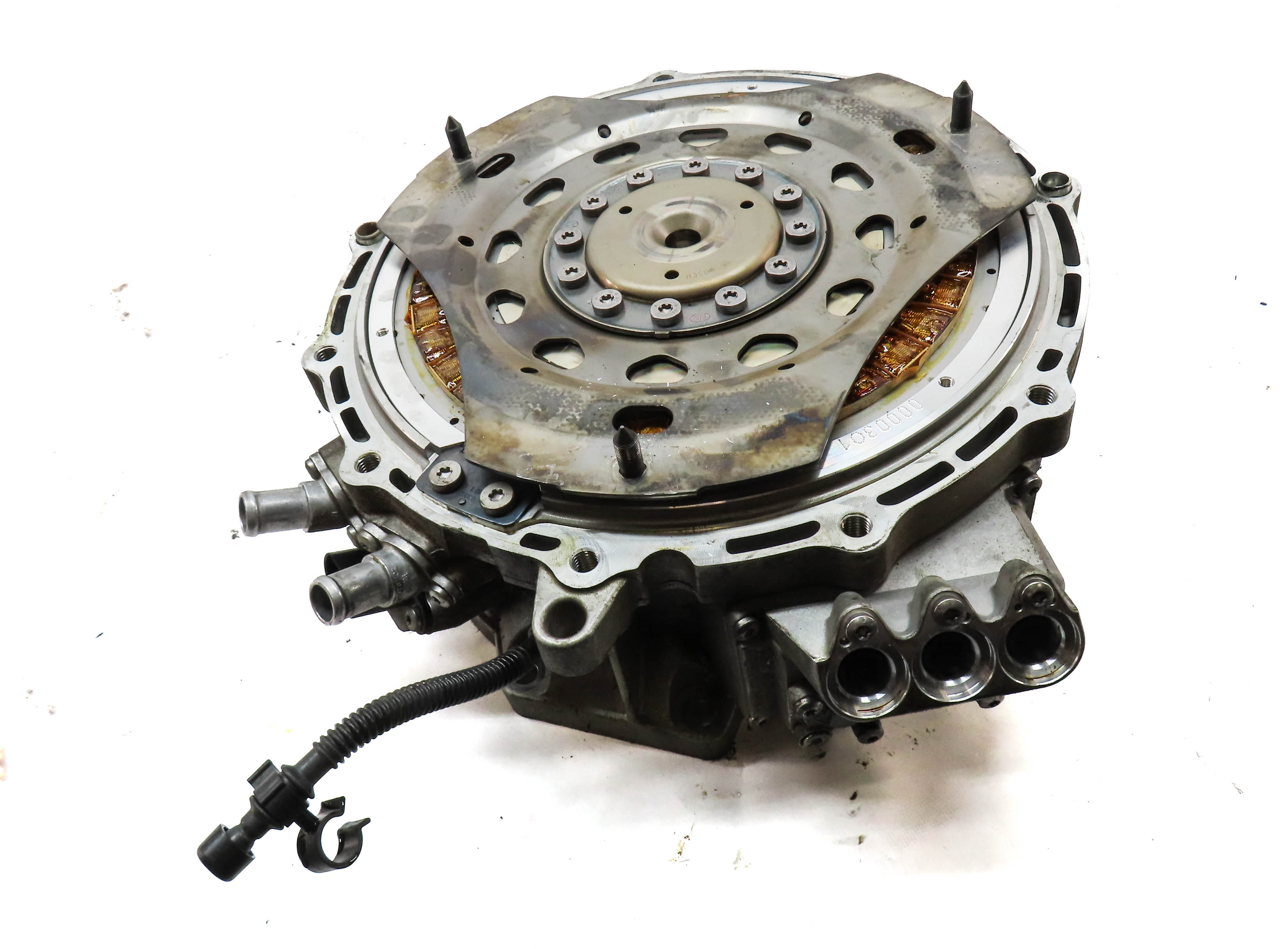11 PORSCHE CAYENNE 958 3.0L HYBRID M06.EC ELECTRIC HYBRID ASSIST MOTOR w/CABLES — exact item pictured